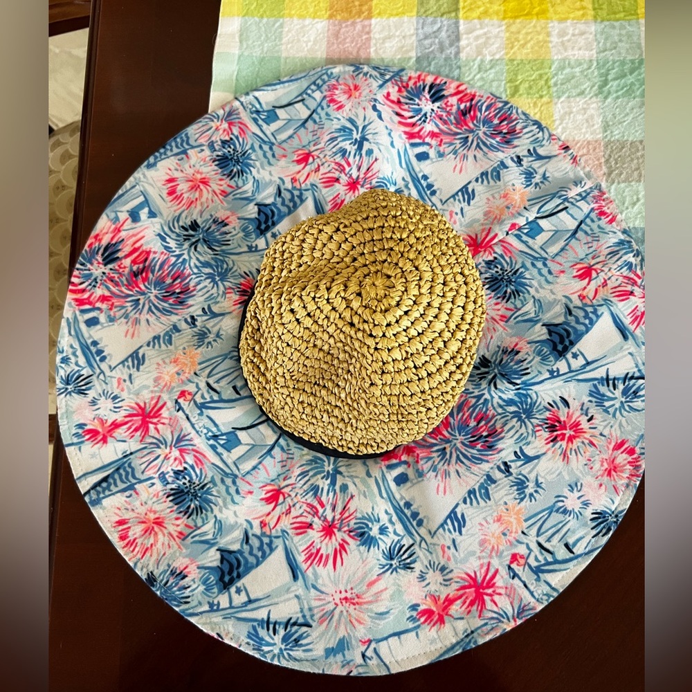Brand New without tags. Sun hat by Lilly Pulitzer . Hard to find print. SF home